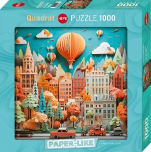 Opakowanie Puzzle 1000 Miasto z papieru, Victor Gavrilovski
