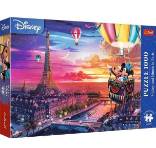 Opakowanie Puzzle 1000 Mickey i Minnie w Paryżu TREFL