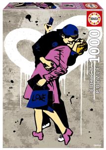 Puzzle 1000 Pocałunek, TV Boy. Wydawca: Educa. Multiszop.pl Opakowanie Puzzle 1000 Pocałunek, TV Boy