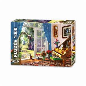 Opakowanie Puzzle 1000 Pokój z widokiem na altankę