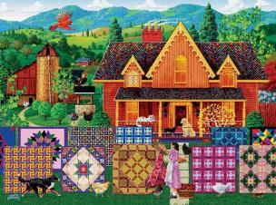 Opakowanie Puzzle 1000 Poranek na wsi,Joseph Burgess