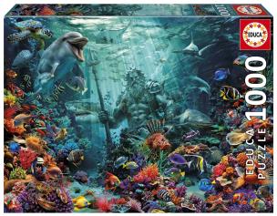 Puzzle 1000 Posejdon. Wydawca: Educa. Multiszop.pl Opakowanie Puzzle 1000 Posejdon