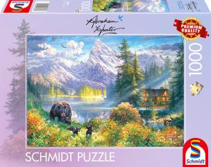 Opakowanie Puzzle 1000 PQ Abraham hunter górska sielanka 114380