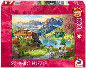 Opakowanie Puzzle 1000 PQ Relaks w Dolomitach 113693