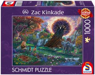 Opakowanie Puzzle 1000 PQ Zac Kinkade Ogród Eden 113661