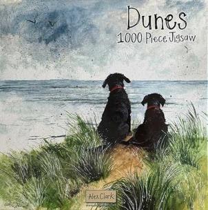 Opakowanie Puzzle 1000 Psy na wydmach