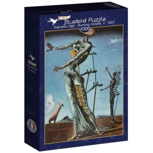 Opakowanie Puzzle 1000 Salvador dali, Płonąca żyrafa, 1937