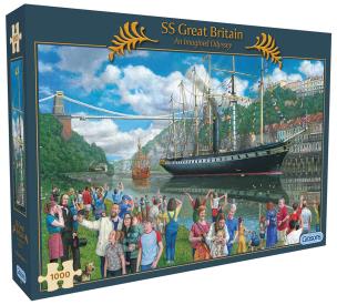 Opakowanie Puzzle 1000 Statek SS Great Britain 113718