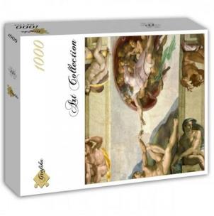 Opakowanie Puzzle 1000 Stworzenie Adama, Michał Anioł