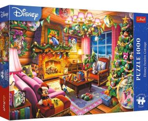 Opakowanie Puzzle 1000 Świąteczna chatka Disney TREFL