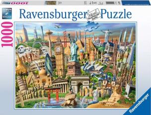Opakowanie Puzzle 1000 Światowe zabytki