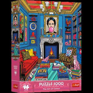 Opakowanie Puzzle 1000 Trefl Premium Plus The Art of Colour Domowa galeria sztuki 12163