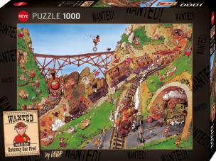 Opakowanie Puzzle 1000 Wanted!-Fred, Loup