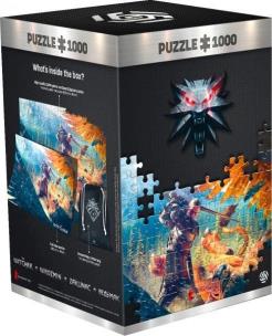Opakowanie Puzzle 1000 Wiedźmin: Griffin Fight