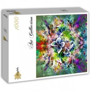 Opakowanie Puzzle 1000 Wiosenne kwiaty i motyle