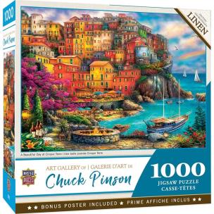 Opakowanie Puzzle 1000 Włochy, Cinque Teer, Chuk Pinson