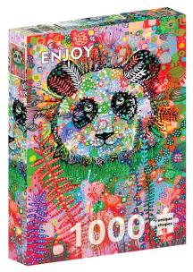 Opakowanie Puzzle 1000 Zagadkowa panda