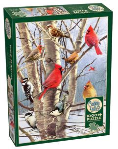 Opakowanie Puzzle 1000 Zimowe ptaki 113558