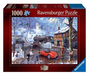 Opakowanie Puzzle 1000 Zimowy dworzec