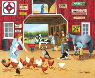 Opakowanie Puzzle 1000 Życie na farmie