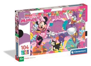 Opakowanie PUZZLE 104 EL SUPER KOLOR Minnie