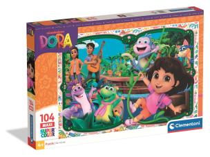 Opakowanie Puzzle 104 Maxi Super kolor Dora 25076