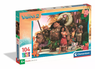 Opakowanie Puzzle 104 Super Kolor Vaiana 2
