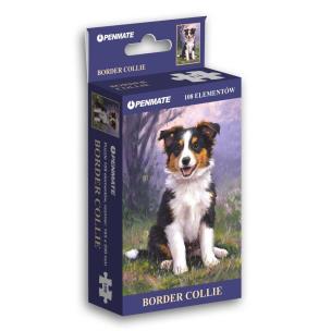 Opakowanie Puzzle 108 mini Dog Garden Border Collie