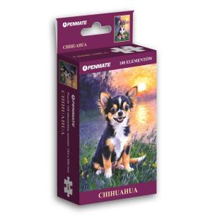 Opakowanie Puzzle 108 mini Dog Garden Chihuahua