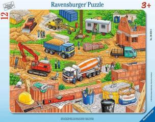Opakowanie Puzzle 12 Co tu pasuje? Plac budowy
