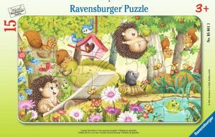 Opakowanie Puzzle 15 Garden Animal Getaway Frame