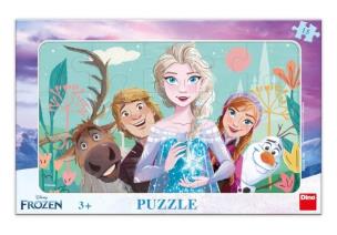 Opakowanie Puzzle 15 ramkowe Kraina Lodu Frozen II Rodzina