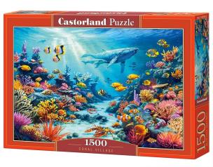 Opakowanie Puzzle 1500 Coral Vilage CASTOR