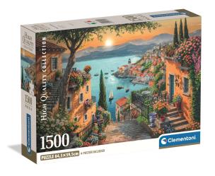 Opakowanie PUZZLE 1500 EL COMPACT  Steps to the Harbor
