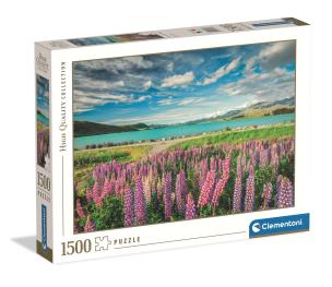 Opakowanie PUZZLE 1500 EL HQ  Lupins at Lake Tekapo