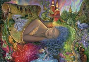Opakowanie Puzzle 1500 Kolorowe sny, Josephine Wall