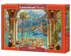 Puzzle 1500 Mediterranean Dessert CASTOR. Wydawca: Castorland. Multiszop.pl Opakowanie Puzzle 1500 Mediterranean Dessert CASTOR