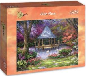 Opakowanie Puzzle 1500 Staw z łabędziami, Josephine Wall