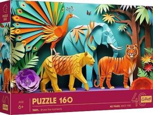 Opakowanie Puzzle 160 Paper Art: Dżungla TREFL