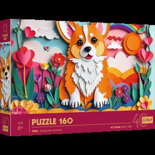Opakowanie Puzzle 160 Paper Art: Piesek TREFL