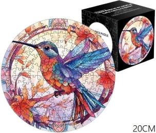 Opakowanie Puzzle 168el Witraż. Ptak