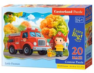 Opakowanie Puzzle 20 Little Fireman CASTOR