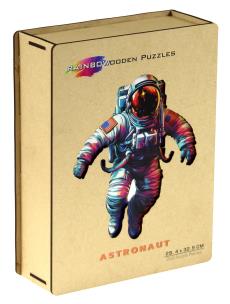 Puzzle 200 drewniane kolorowe Astronauta. Wydawca: EUREKA 3D. Multiszop.pl Opakowanie Puzzle 200 drewniane kolorowe Astronauta