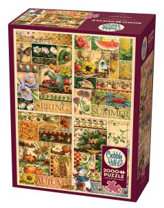 Opakowanie Puzzle 2000 Cztery pory roku 112700