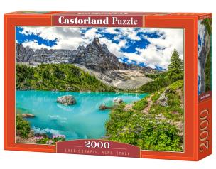 Puzzle 2000 Lake Sorapis, Alps, Italy CASTOR. Wydawca: Castorland. Multiszop.pl Opakowanie Puzzle 2000 Lake Sorapis, Alps, Italy CASTOR