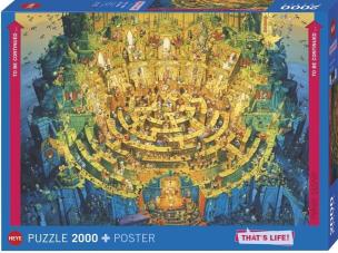 Opakowanie Puzzle 2000 To jest życie (Puzzle+plakat)