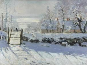 Opakowanie Puzzle 2000 Zima, Claude Monet