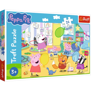 Opakowanie Puzzle 24 Maxi Piękna Peppa TREFL