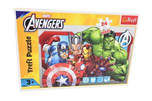 Opakowanie Puzzle 24 Maxi Zawsze Sprawiedliwi Disney Marvel the Avengers 14378