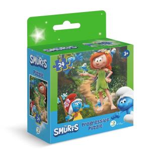 Opakowanie Puzzle 24 Smerfy Księżniczka w lesie